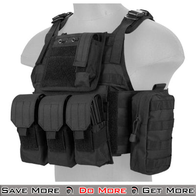 Lancer Tactical Vest Airsoft Tactical Plate Carrier Front Angle