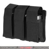 Lancer Tactical MOLLE Triple Grenade Airsoft Pouches Black