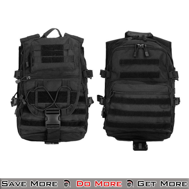 Lancer Tactical Backpack - MOLLE Bag for Outdoor Use Back and Front