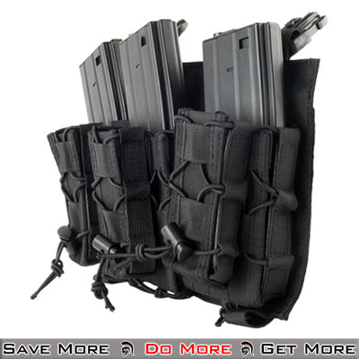 Lancer Tactical Triple MOLLE Mag Airsoft Pouches Front Side