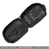 Lancer Tactical Admin Pouch MOLLE Tactical Airsoft Pouch Black Open