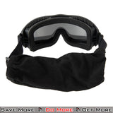 Lancer Tactical Airsoft Safety Goggles - Eye Protection Black Tinted Back