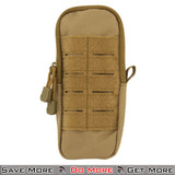 Lancer Tactical Enclosed MOLLE Mag Airsoft Pouches Tan Front