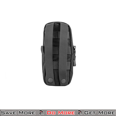 Lancer Tactical Enclosed MOLLE Mag Airsoft Pouches Black Back