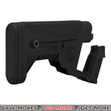 Lancer Tactical Alpha Stock - Black for Airsoft AEGs