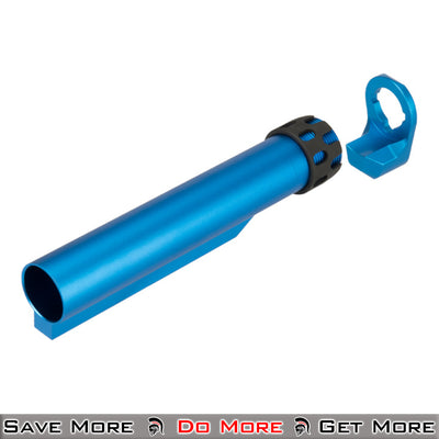 Lancer Tactical Buffer Tube for Airsoft AEG Rifles Blue Angle