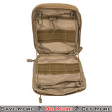 Lancer Tactical MOLLE Medical Sundries Bag - Outdoor Use Tan Open View