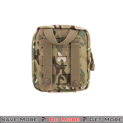 Lancer Tactical MOLLE Medical Sundries Bag - Outdoor Use Camo Front View