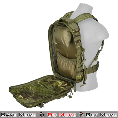 Lancer Tactical Laser Cut Webbing Multi-Purpose Backpack Back 3rd Comartment