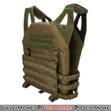 Lancer Tactical Dummy Plates Airsoft Vest Plate Carrier Green Just the Vest