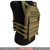 Lancer Tactical Dummy Plates Airsoft Vest Plate Carrier Green Side