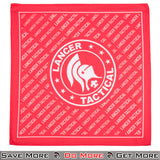 Lancer Tactical Official Airsoft Dead Rag - Red/White Flat