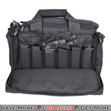 Lancer Tactical Weather Resistant Bag for Outdoor Use Black Open