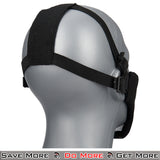 Lancer Tactical Airsoft Safety Mask for Face Protection Back Angle