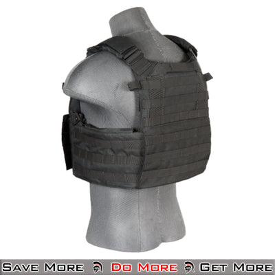 Lancer Tactical Mag Airsoft Vest Tactical Plate Carrier Back Angle
