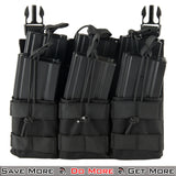 Lancer Tactical Mag Pouch MOLLE Mag Airsoft Pouches Black Front