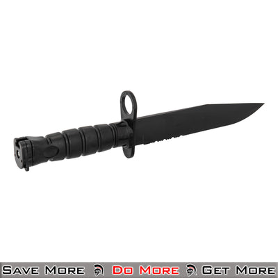 M10 Dummy Bayonet W/ Blade Cover for Airsoft Rifles Black Knife