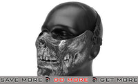 6mmProShop Iron Face Lower Half Mask "Zombie" - Silver