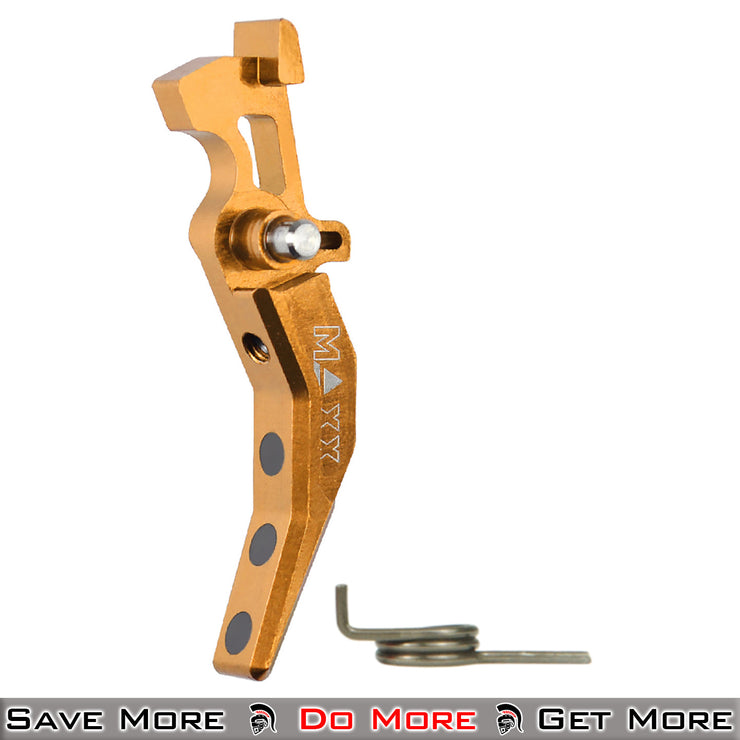 Maxx CNC Aluminum Trigger (Style C) for Airsoft M4 / M16 Left