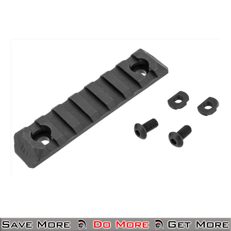 PTS ERS 7 Slot Picatinny Rail for Airsoft M-Lok With Screws