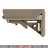 Ranger Armory MK18 Crane Stock for Airsoft Tan Side Angle