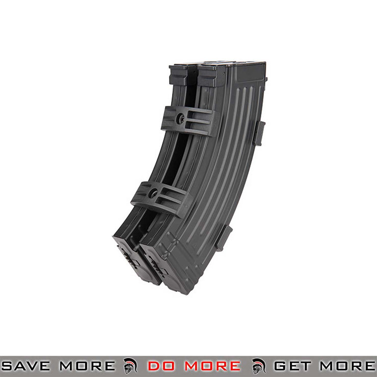 Sentinel Gears Dual 600rd High Capacity Airsoft Magazines for AK AEGs - BLACK