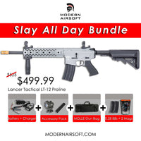 "Slay All Day Package" Airsoft Electric Automatic AEG Rifle  with Tactical Gear and Accessories