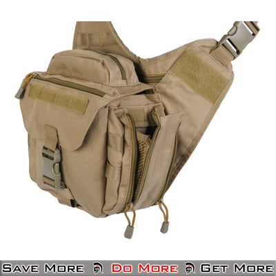 Lancer Tactical Messenger Bag MOLLE Bag for Outdoor Use Side