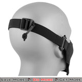 TMC PDW Mesh Black Airsoft Half Mask for Face Protection Facing Away