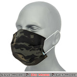 Face Mask Cover Tactical Airsoft Safety Goggles On Model
