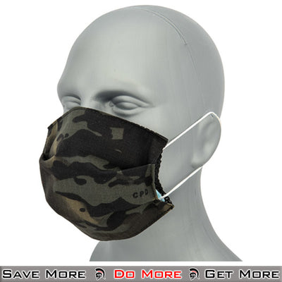 Face Mask Cover Tactical Airsoft Safety Goggles On Model