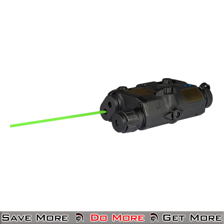 UK Arms - Green Laser W/ IR Picatinny for Rail Airsoft Black Side View