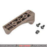 UK Arms Angled Foregrip - Dark Earth Airsoft Picatinny Top with Screws