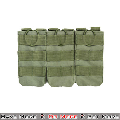 VISM MOLLE Triple Magazine MOLLE Mag Airsoft Pouches Green Front