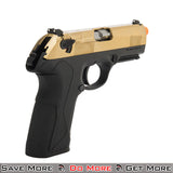 WE Tech Gas Blowback Pistol Gold GBB Airsoft Gun Side Angle