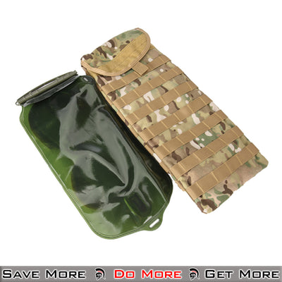 WoSport Hydration Bladder Sleeve Bag for Outdoor Use Multicam Side with MOLLE Bag