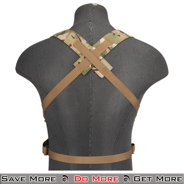 Lancer Tactical MOLLE Battle Belt w/ Suspenders - TAN
