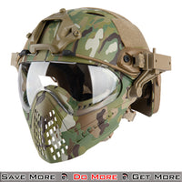 Wosport - Airsoft Tactical Helmet for Protection Front Angle