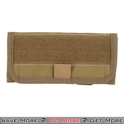 Code11 Cordura Admin Pouch MOLLE Airsoft Pouches Tan Front Facing