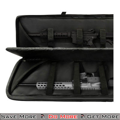 Guawin Laser Cut 42'' Rifle Bag (Black) Tactical MOLLE Bag for Outdoor Use