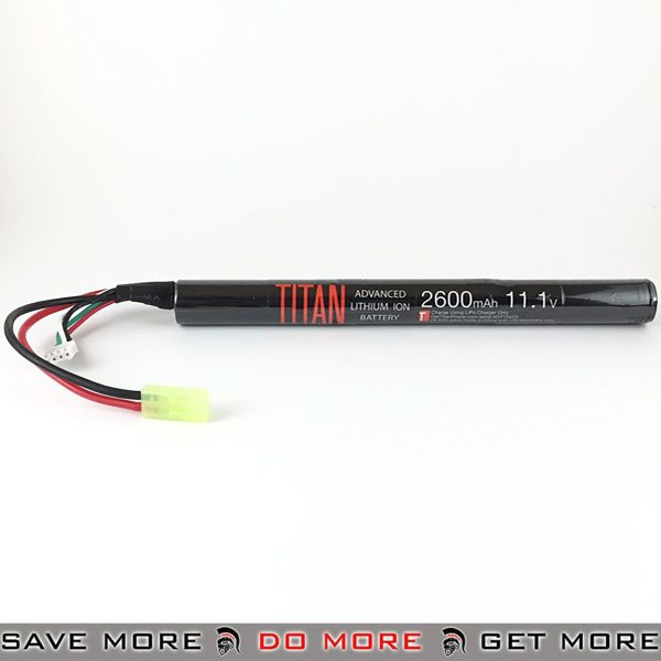 Titan Power Airsoft 11.1v 2600mah Li-ion Tamiya Stick Battery - 1042