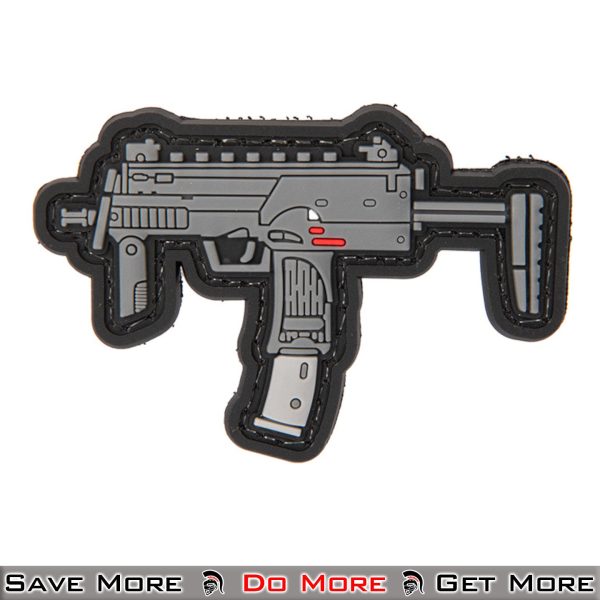 3D Rifle PVC Patch (Grey)