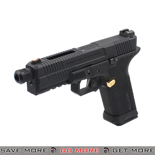 EMG Salient Arms International SAI BLU Airsoft Training Weapon Gas Blowback GBB Pistol GP-SAI-BLU - Black Gas Blowback Pistol- ModernAirsoft.com