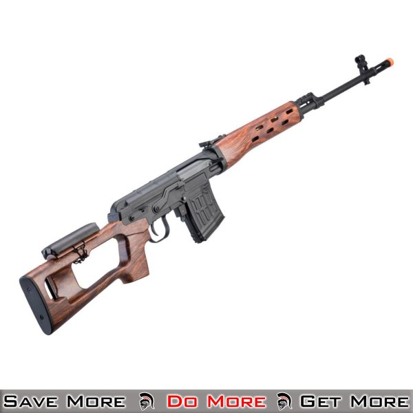 A&K SVD Dragunov w/ Metal Gearbox Airsoft Sniper Rifle Top Right