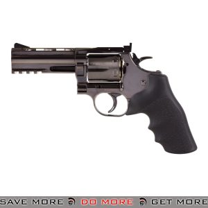 ASG DW 715 4'' Steel Grey Revolver CO2 Airsoft Gun Left