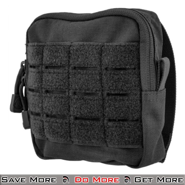 Lancer Tactical Enclosed Laser Cut M4 EMT Utility Pouch Black Side Angle