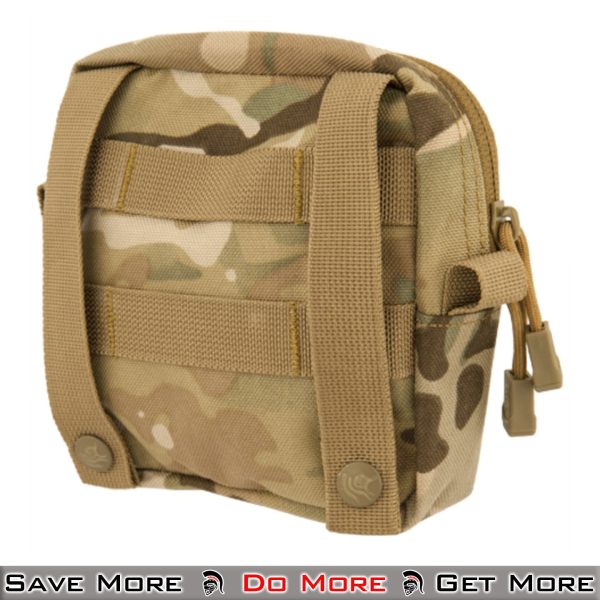 Lancer Tactical Enclosed Laser Cut M4 EMT Utility Pouch Camo Side Angle