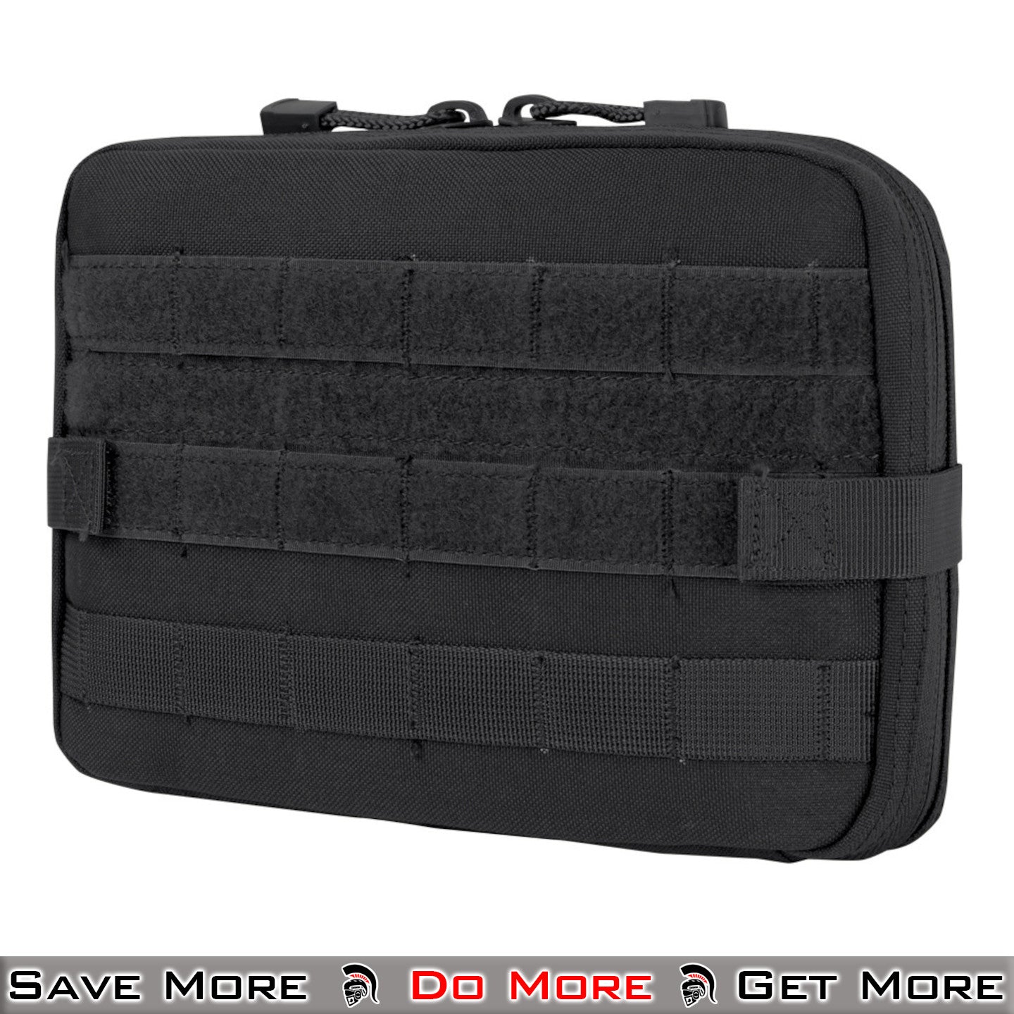 Condor T&T Pouch Black MOLLE Tactical Airsoft Pouches Black Front