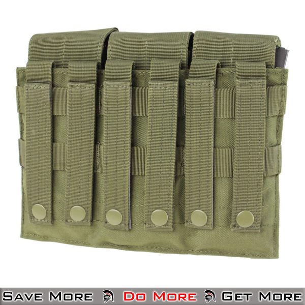 Condor Pouch Multicam MOLLE Triple Mag Airsoft Pouches Back