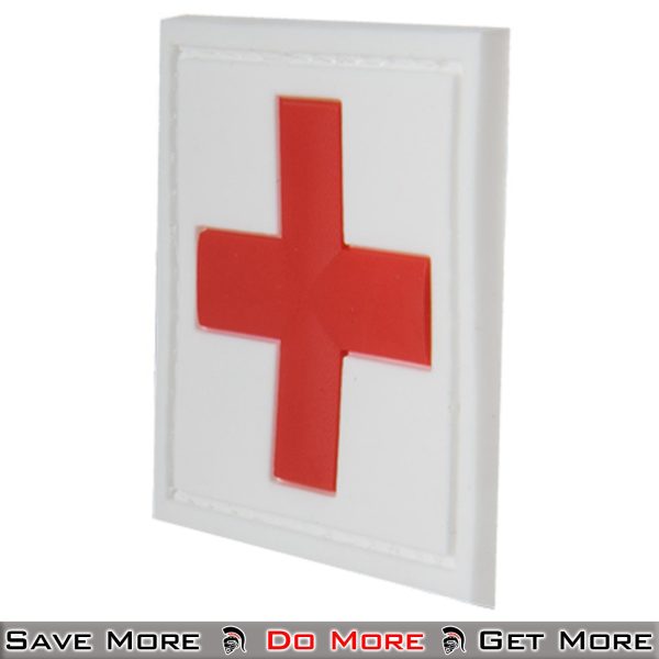 G-Force Cross Medic Patch PVC Morale Patch  Angle